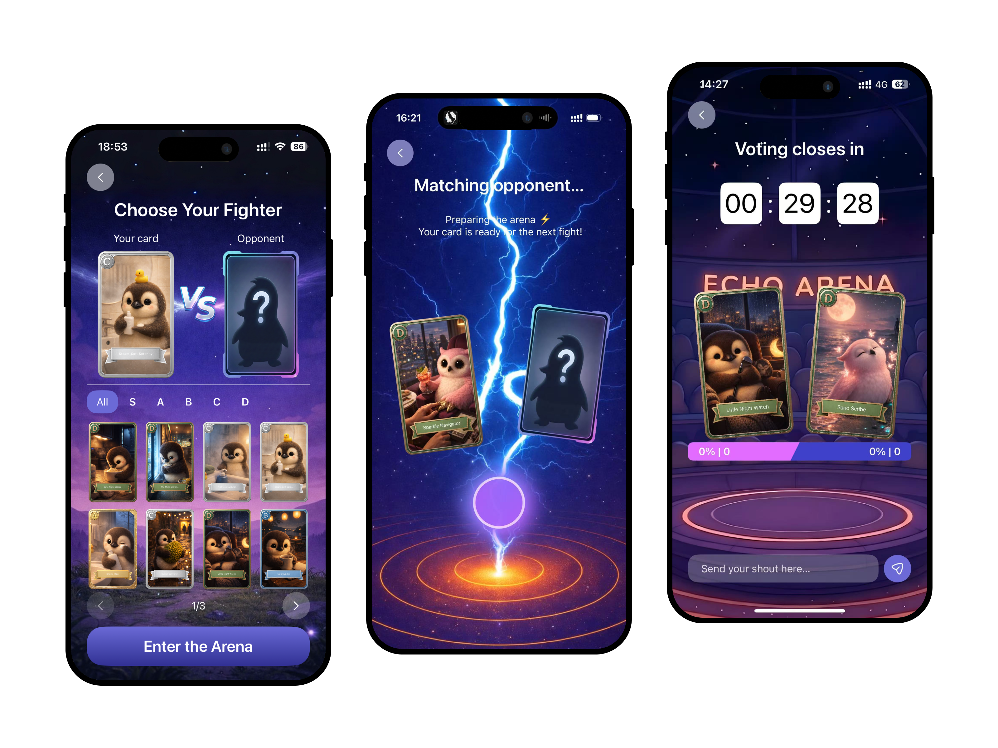 Community Feed showing multiple cards