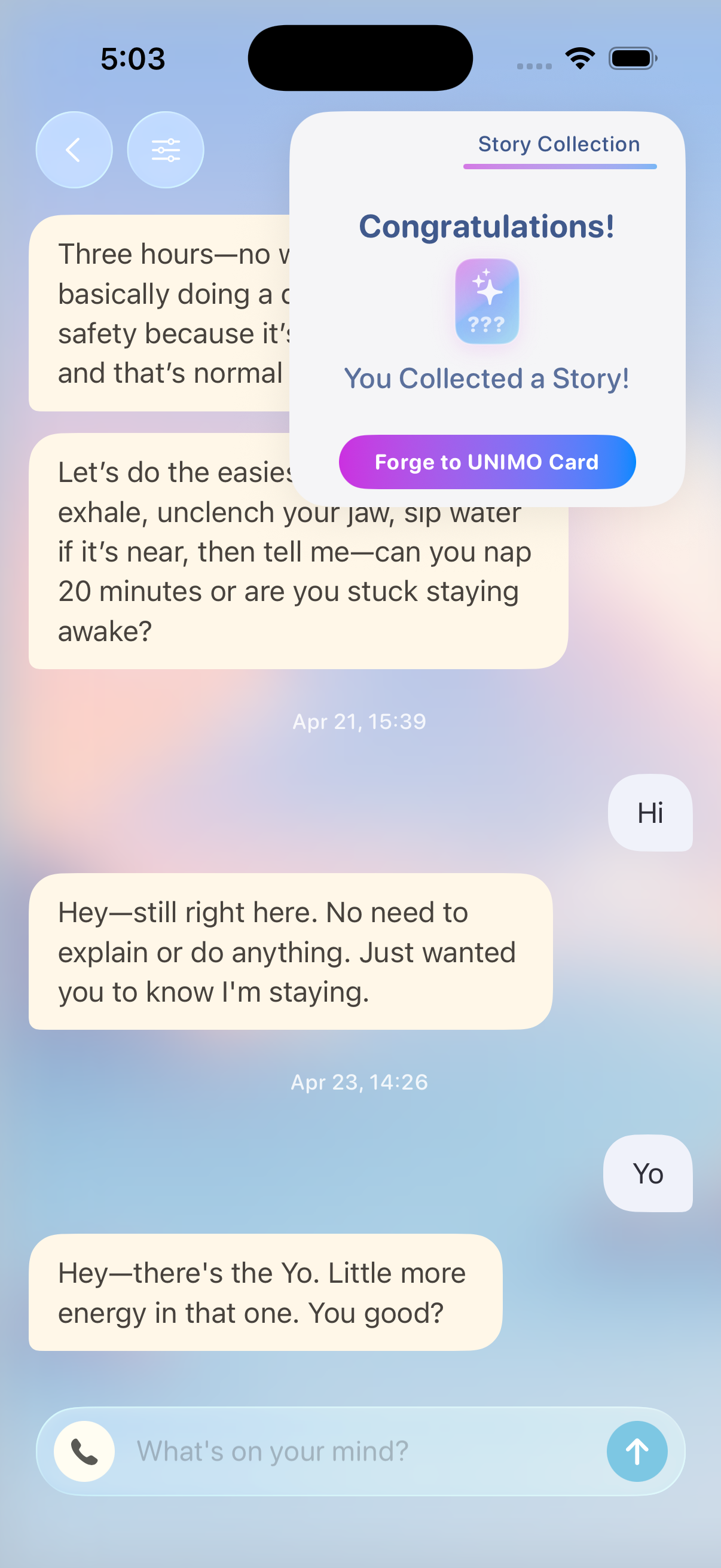 Redesigned card creation entry point