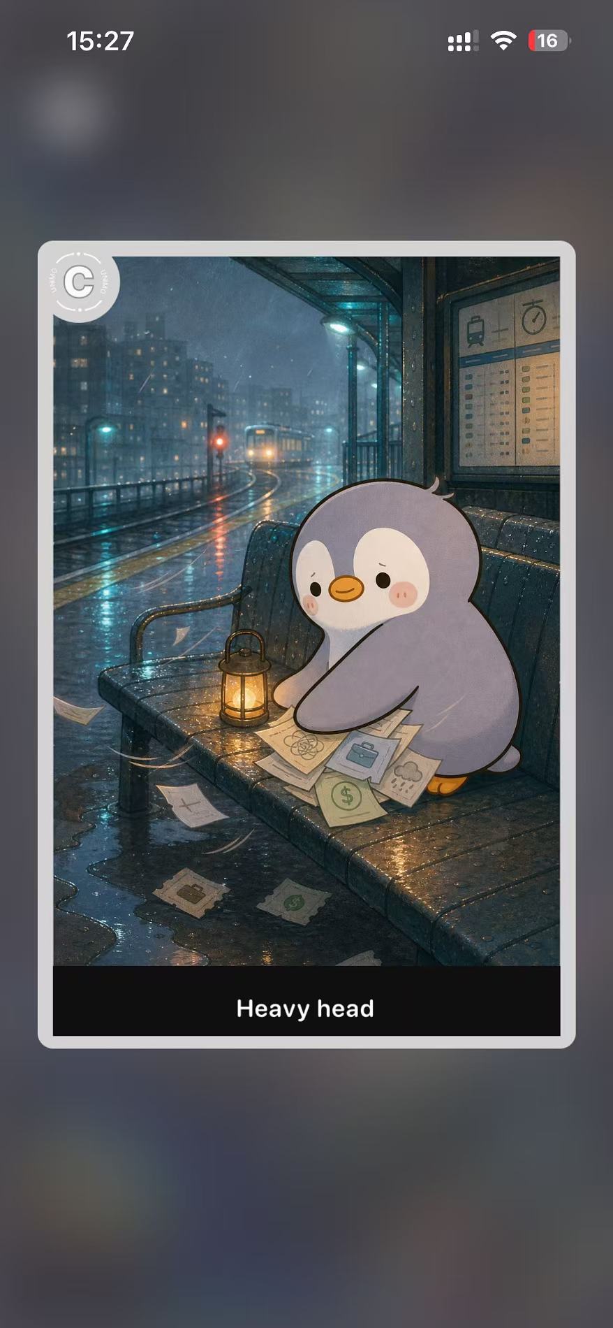Completed UNIMO Emotion Card